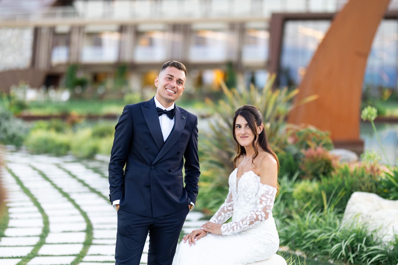 Matrimonio Giacomo e Danila a Cantina Bottenago - L'Uomo Griffe Boutique